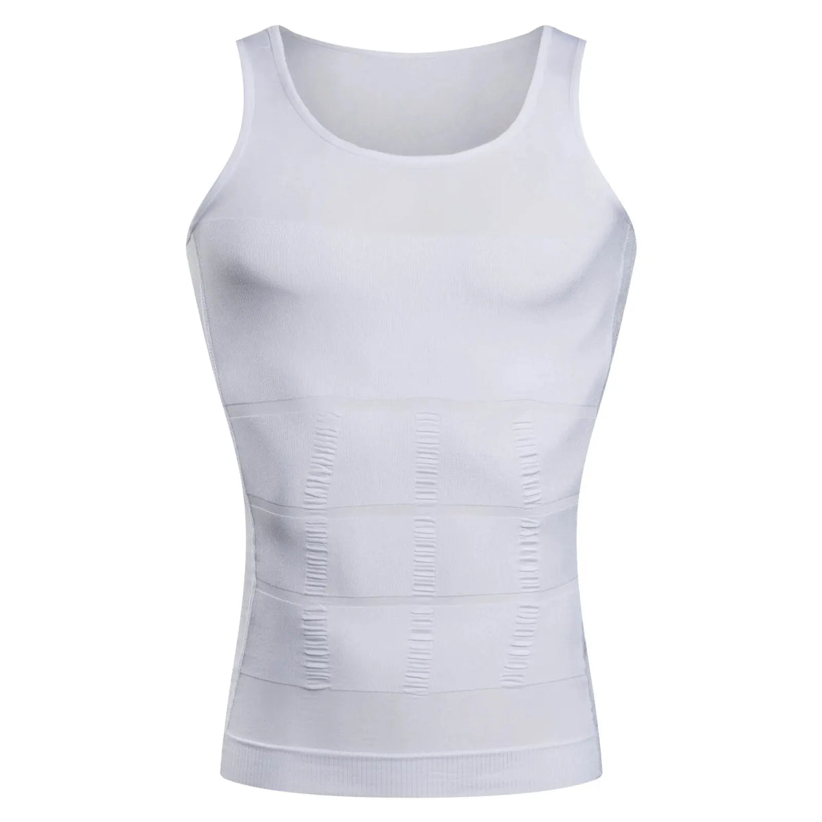 Men's seamless compression slimming tank top black