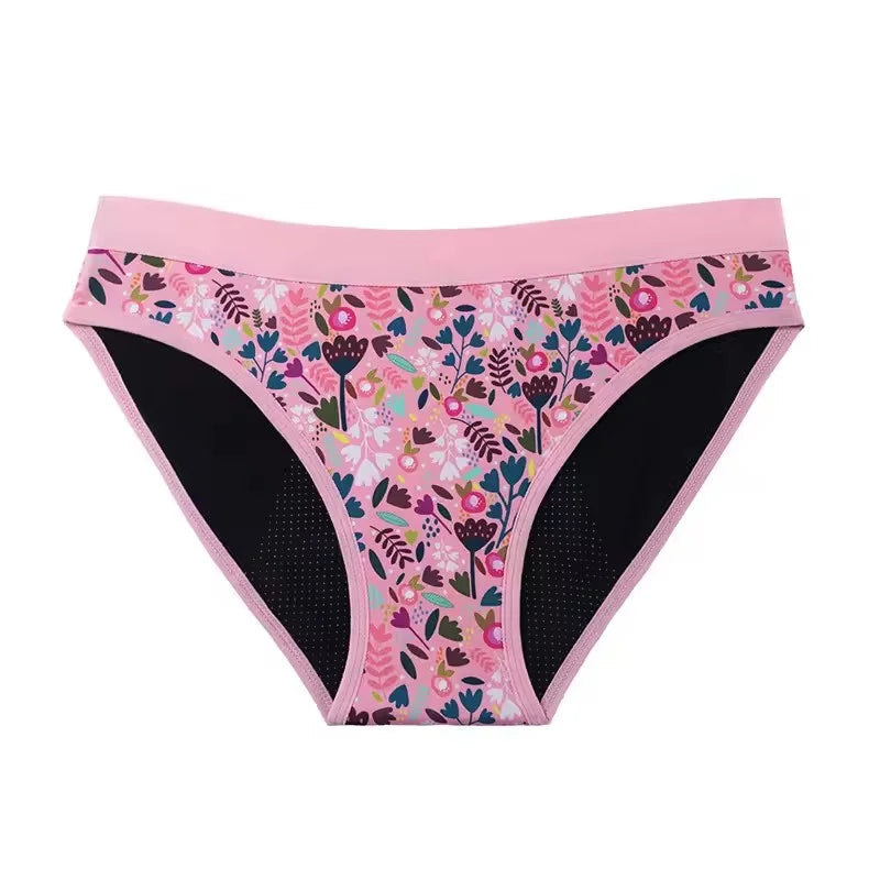 Teen cotton period panties comfortable fit display
