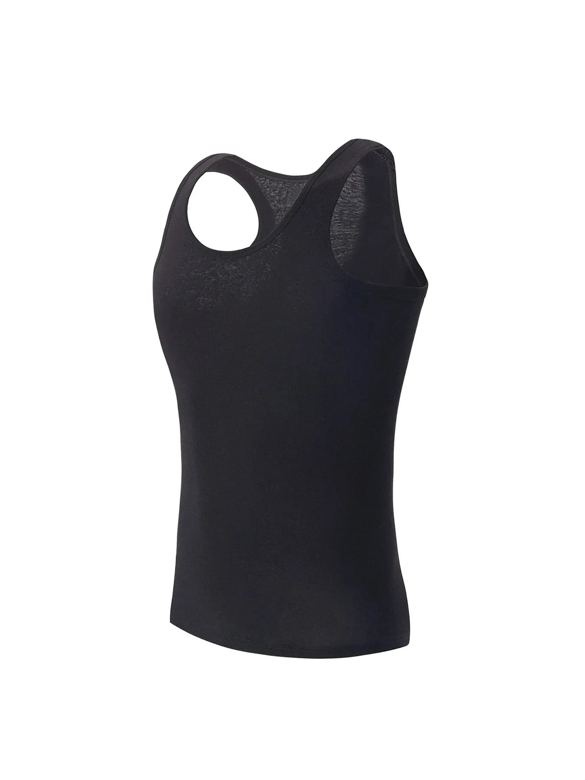 Cotton vest multi-pack white front view
