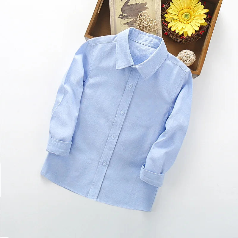 Boys School Uniform Shirt – Crisp Easy-Care Polo