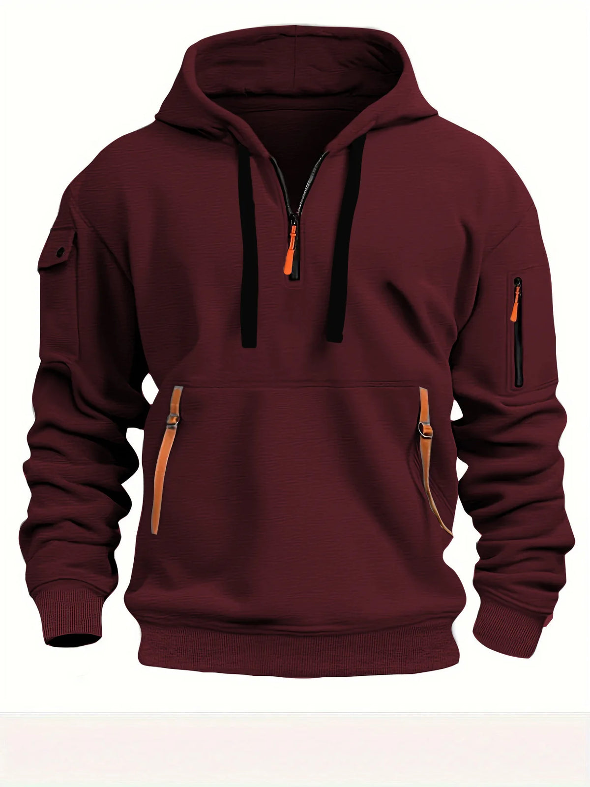 Casual sports hoodie front view