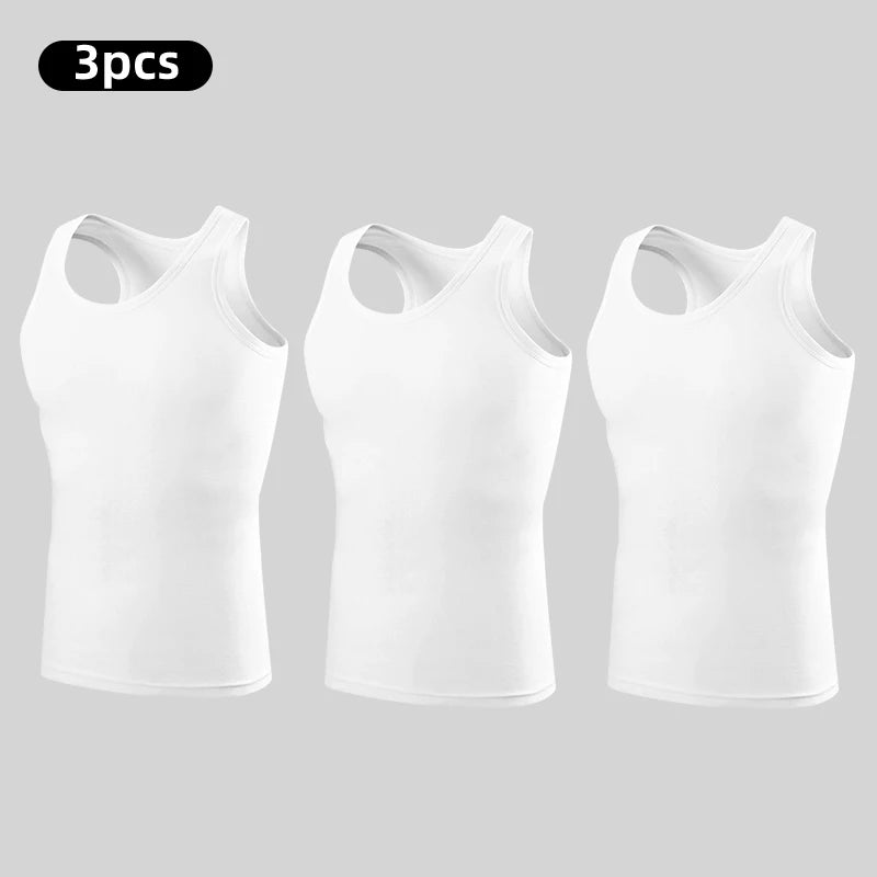 Men's Cotton Sleeveless Vest | Sānvivá