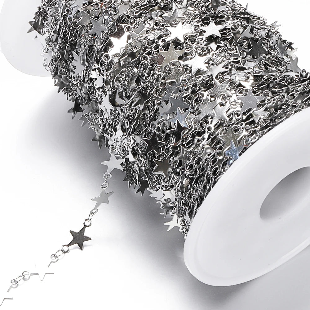 Stainless steel chain by the meter curb link style
