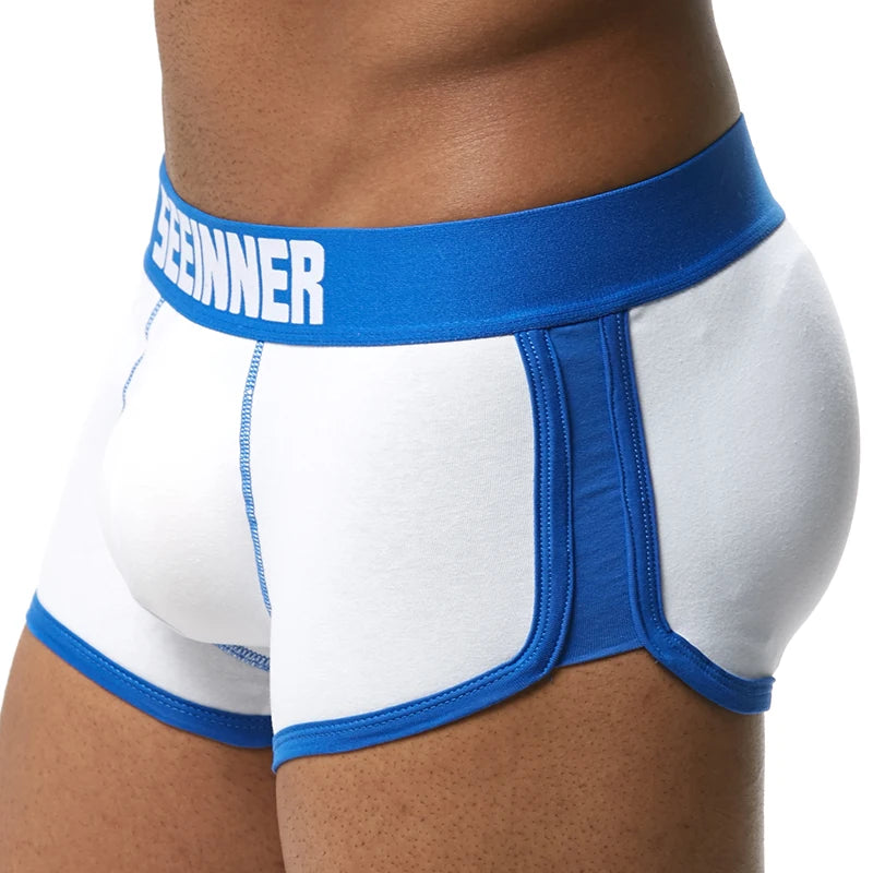 Men's padded boxer shorts with removable butt-enhancing pads | Sānvivá