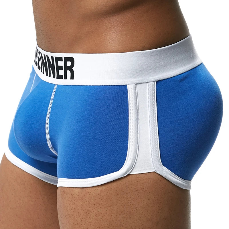 Men's padded boxer shorts with removable butt-enhancing pads | Sānvivá