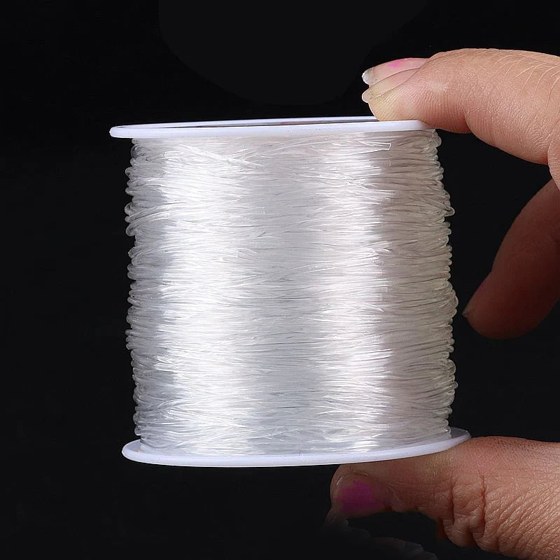 Elastic beading thread used in bracelet