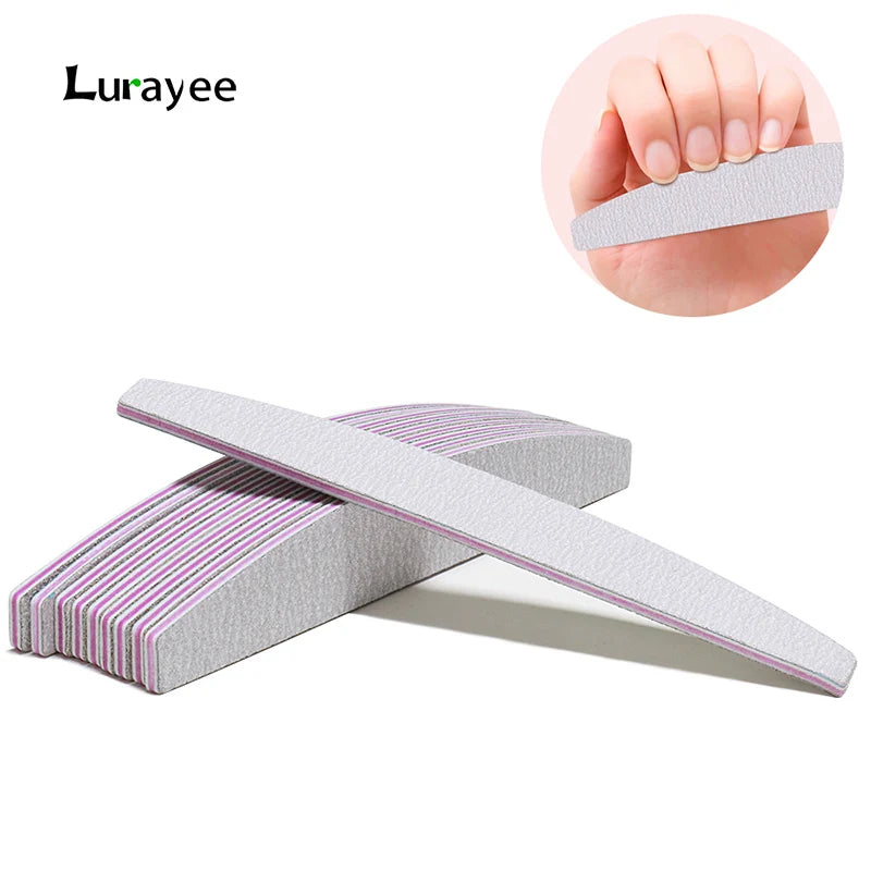 Nail file buffer set worn in use