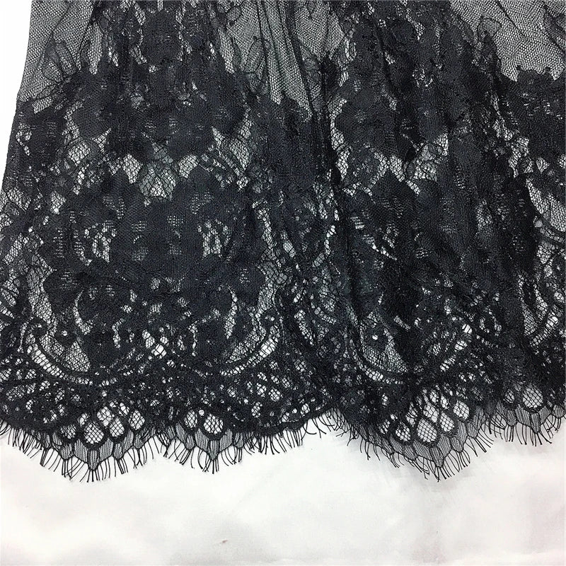 Lace mesh mini skirt sheer floral detail