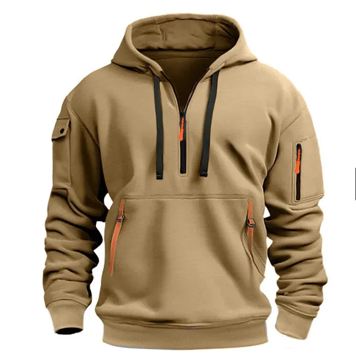 Casual sports hoodie front view