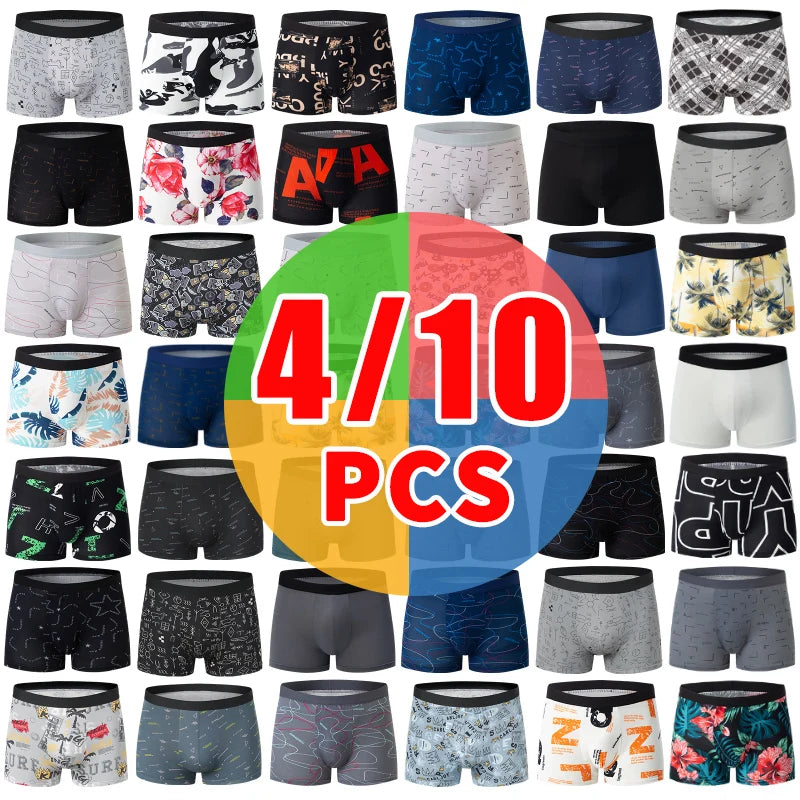 Men's boxer briefs worn model