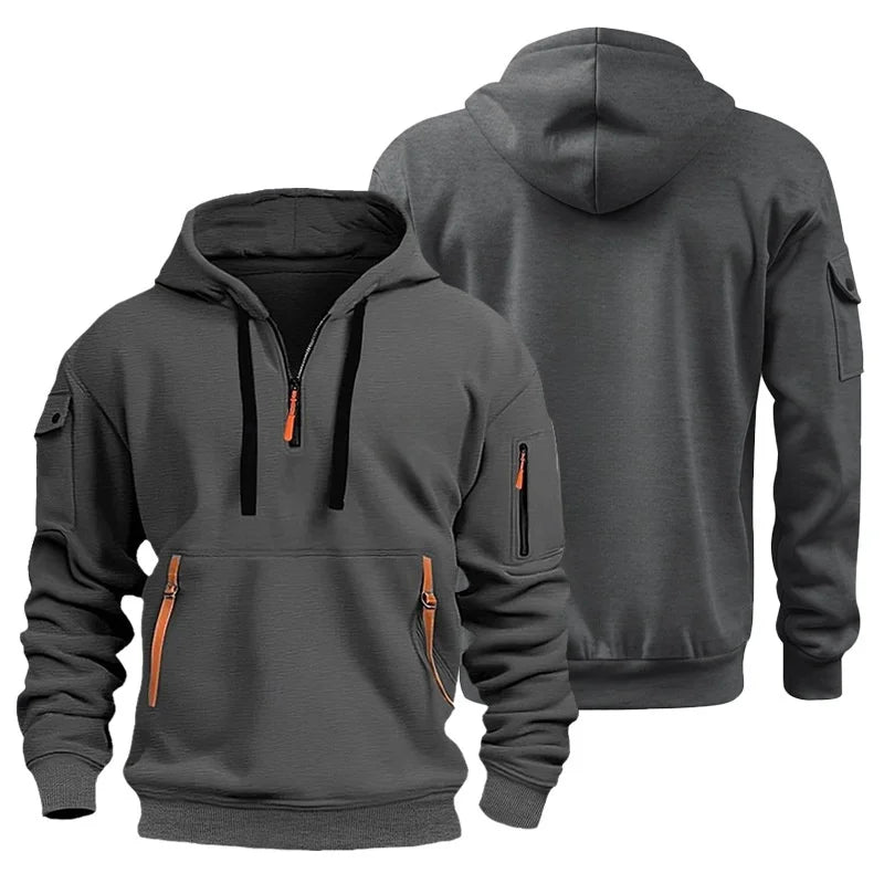 Casual sports hoodie front view