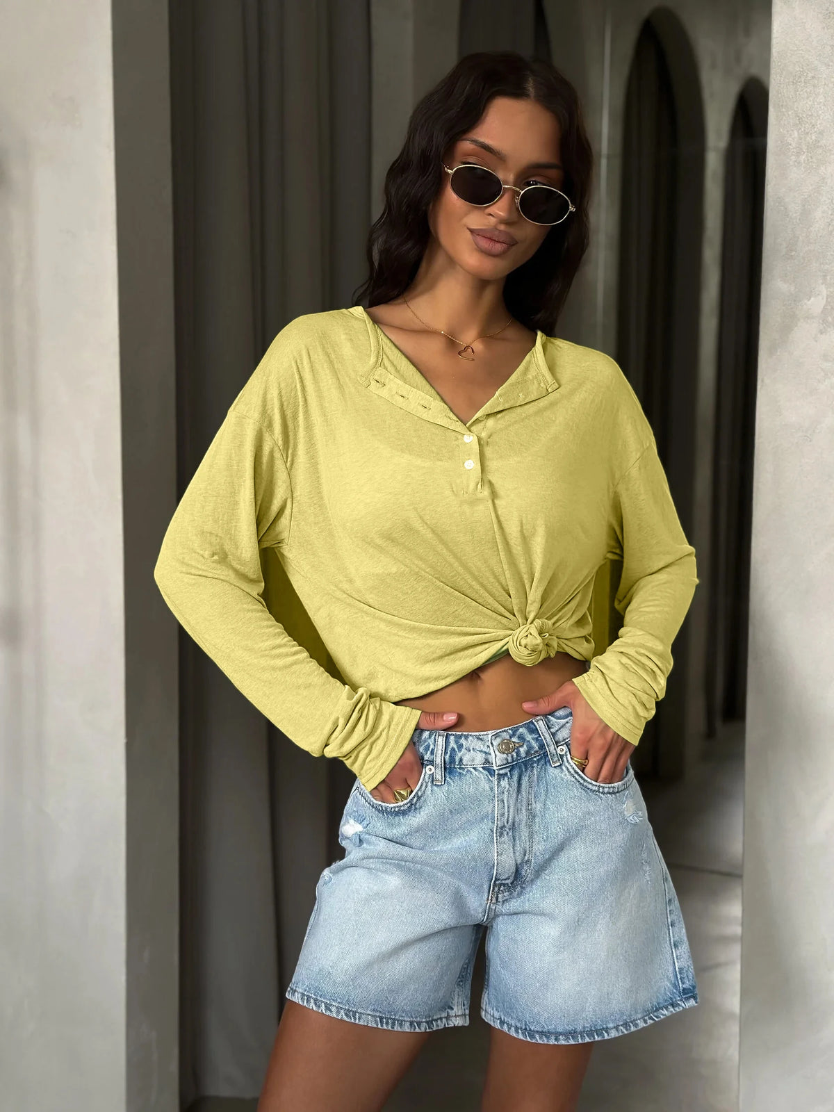 Women's Soft Knit Long Sleeve Tee 
