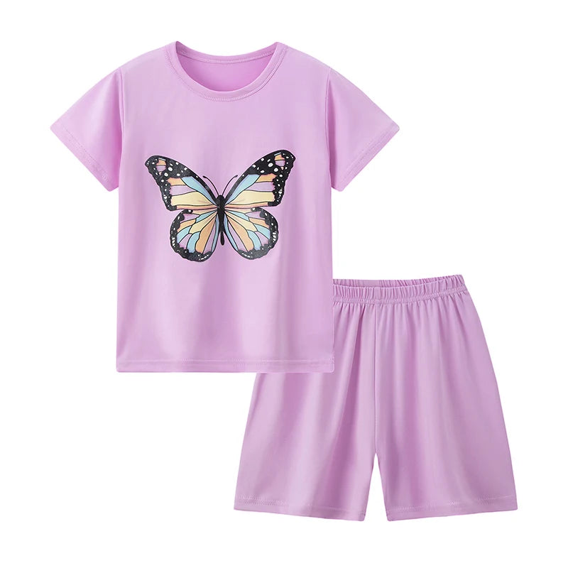 Kids shorts set top detail