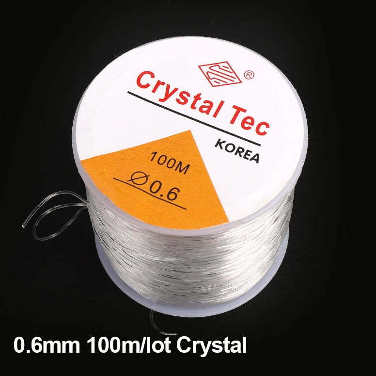 Elastic beading thread used in bracelet