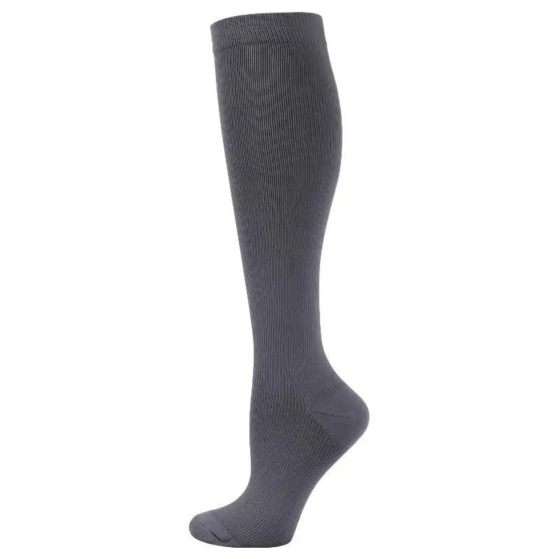 Compression support socks worn on legs