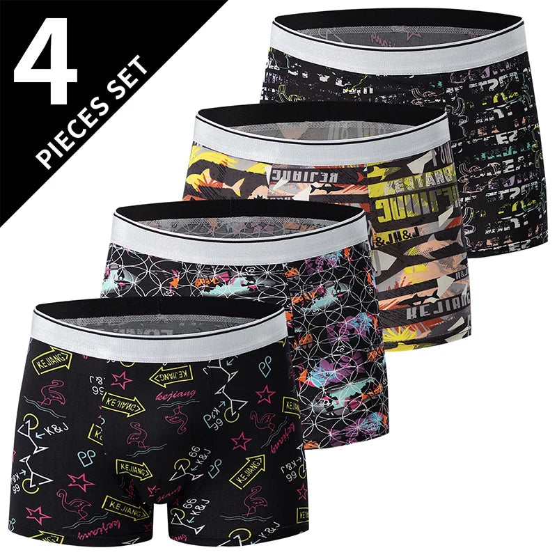 Men's boxer briefs worn model