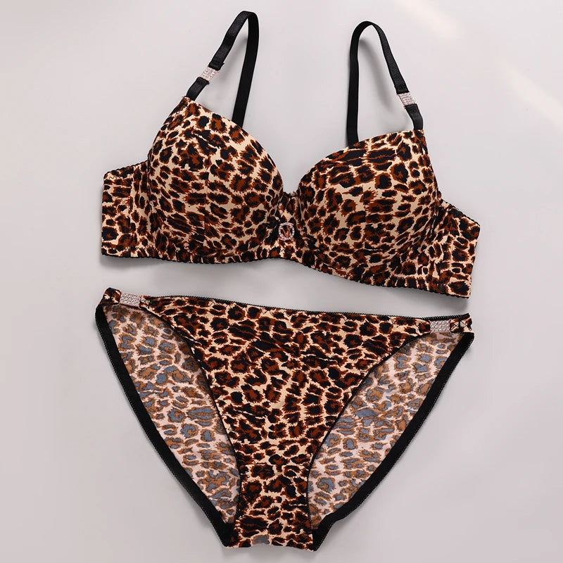 Women's rhinestone lace lingerie set worn model