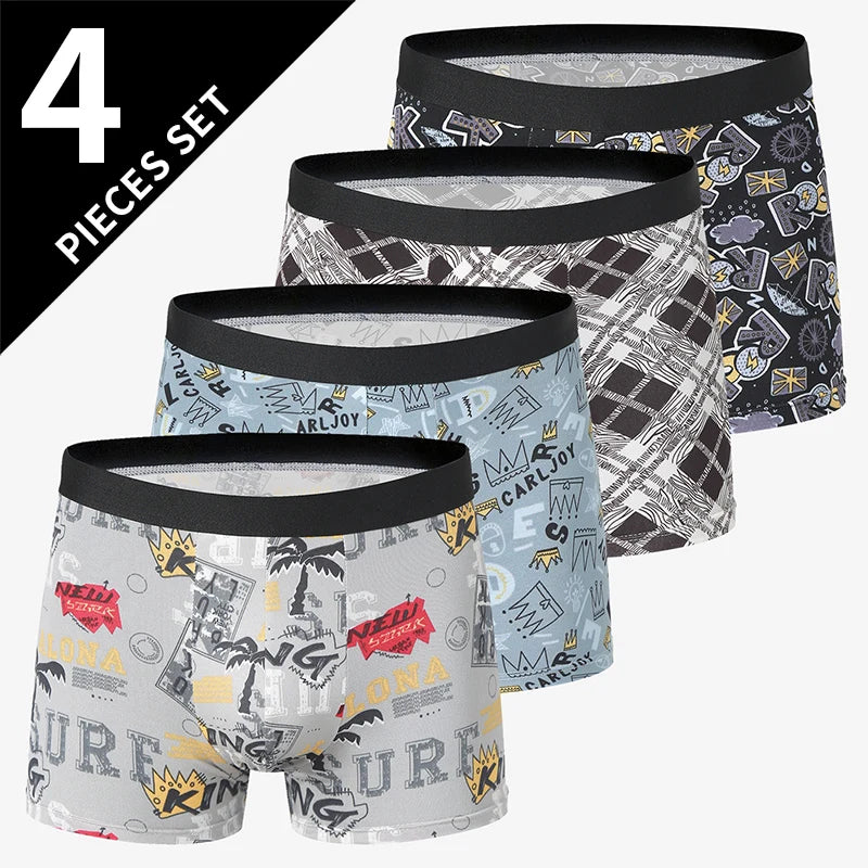 Men's boxer briefs worn model