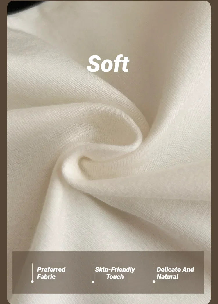 Women's cotton underwear worn model