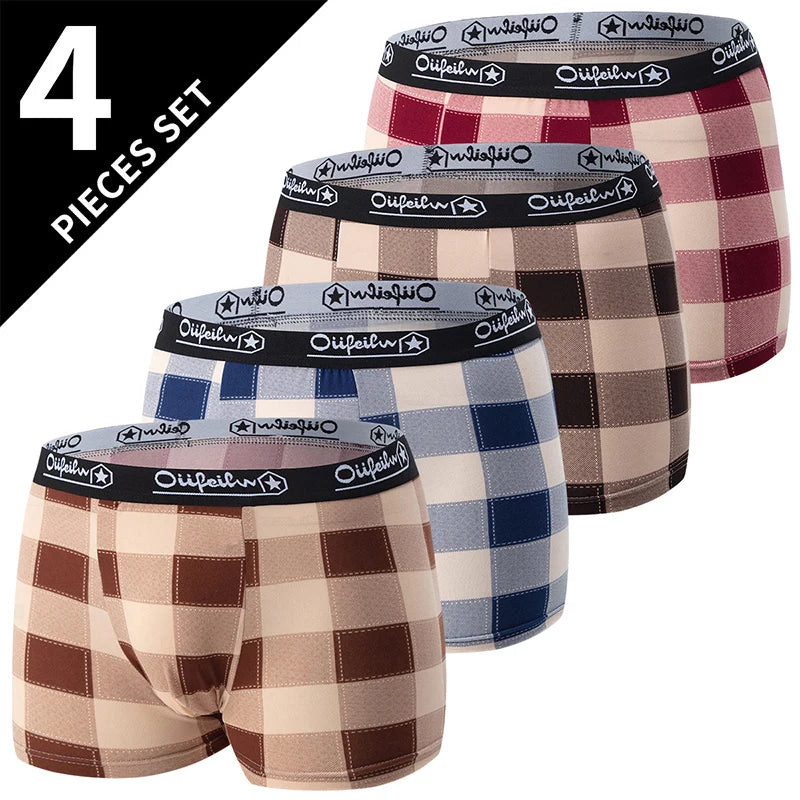 Men's boxer briefs worn model