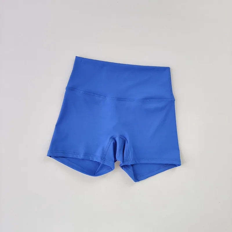 Women's High Waist Push-Up Booty short Blue | Sānvivá