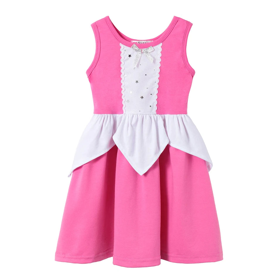 Girls princess cosplay dress embellishment detail