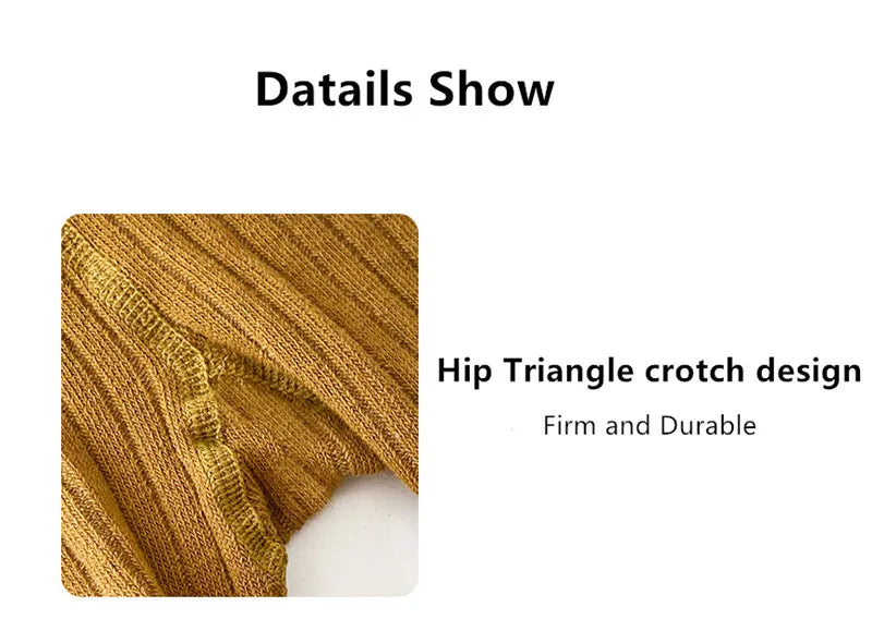 Baby cotton stretch leggings fabric texture closeup