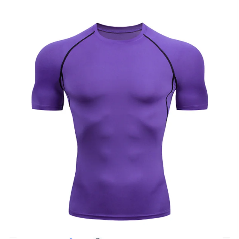 Compression training tee front view