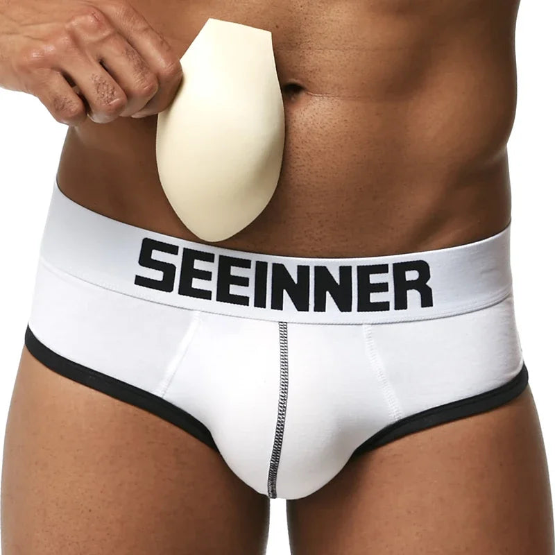 Men's padded boxer shorts with removable butt-enhancing pads | Sānvivá