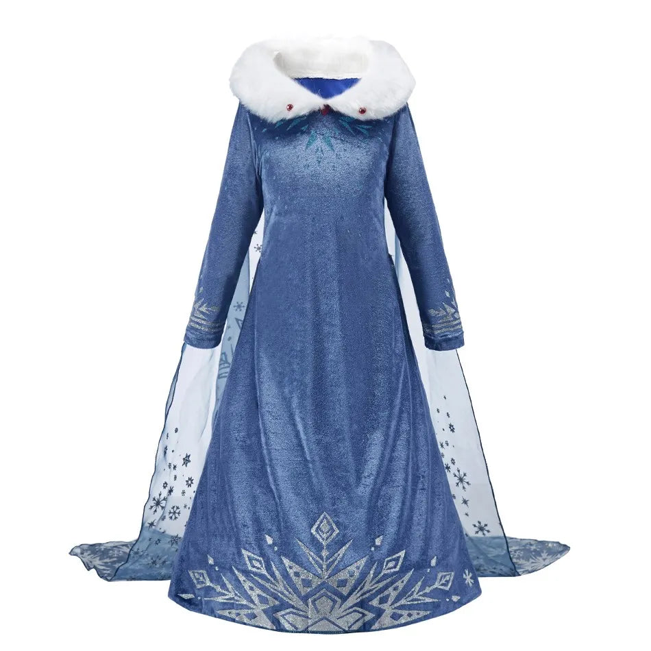 Kids princess cosplay dress worn by child model