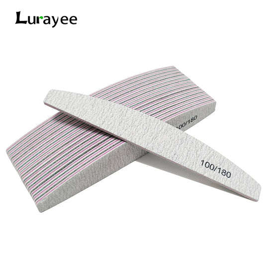 Nail file buffer set worn in use