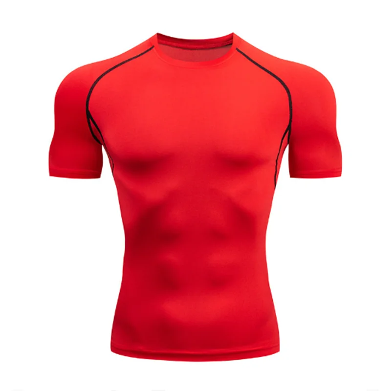Compression training tee front view