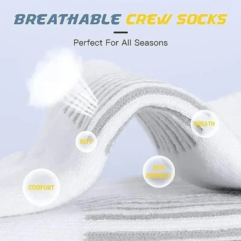 Men's athletic grip socks multi-pack worn during sports