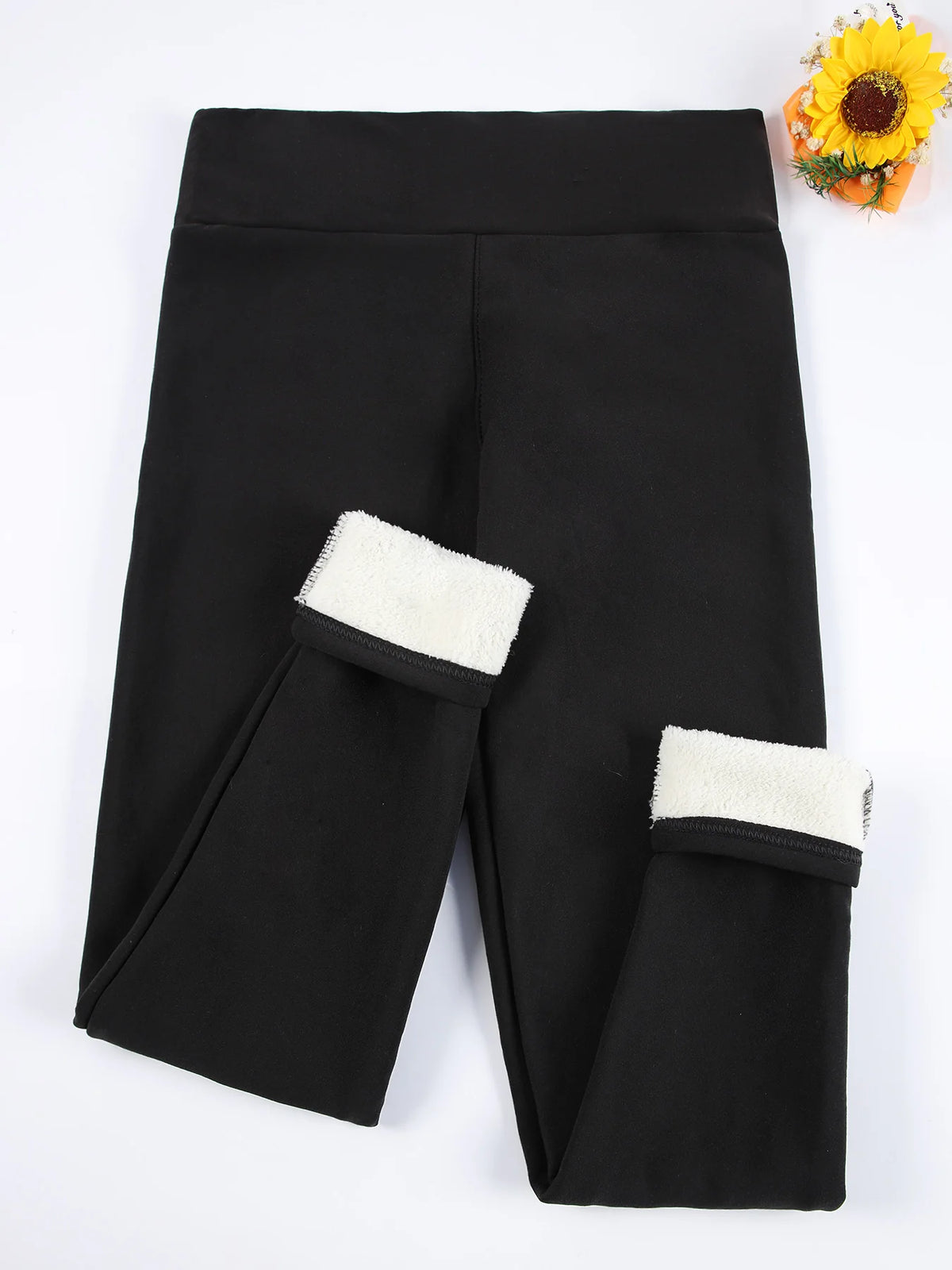 Fleece Lined Winter Leggings – High Waist Thermal Tights