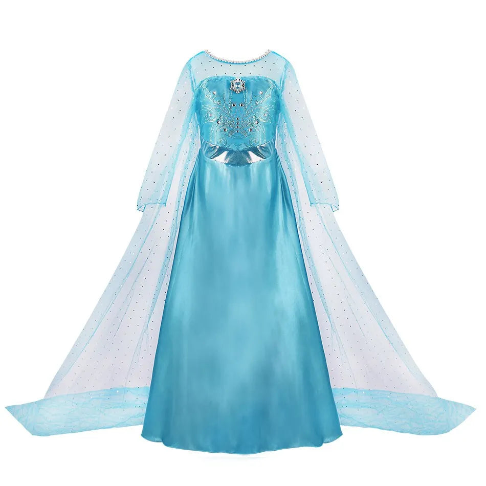 Kids princess cosplay dress worn by child model