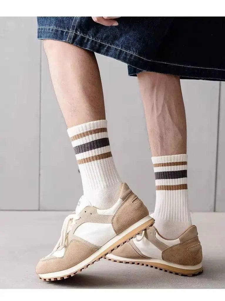 Men's striped socks 5-pack in colorful designs | Sānvivá