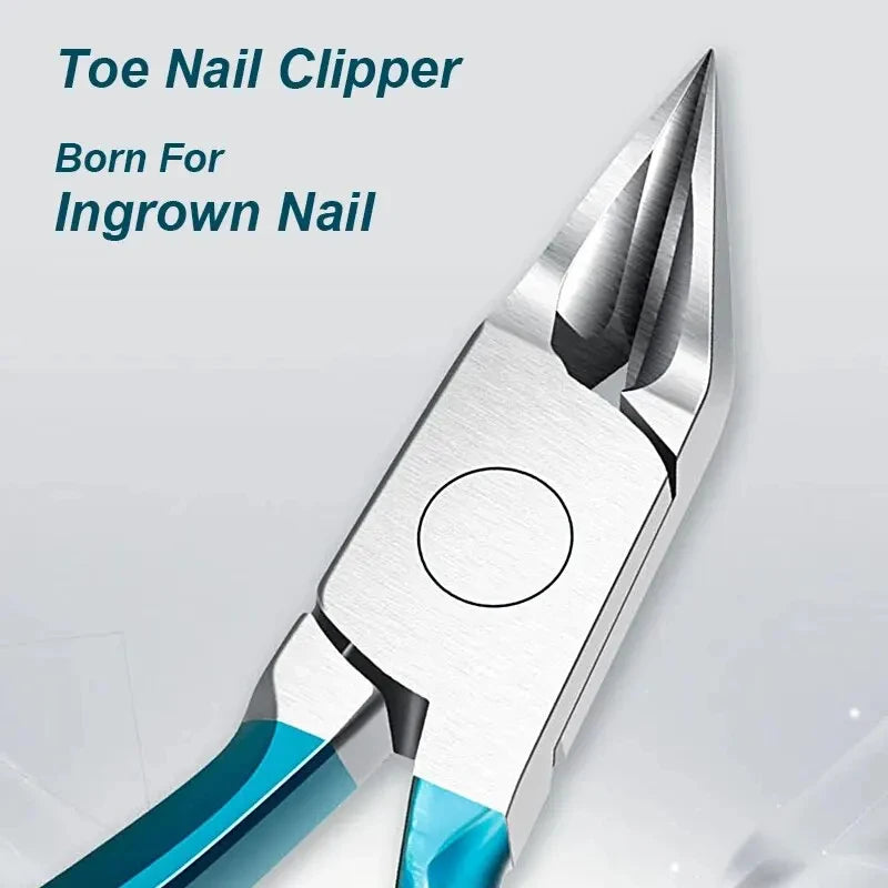 Toenail Clipper for Thick Nails with sharp stainless-steel design for easy grooming of ingrown nails.