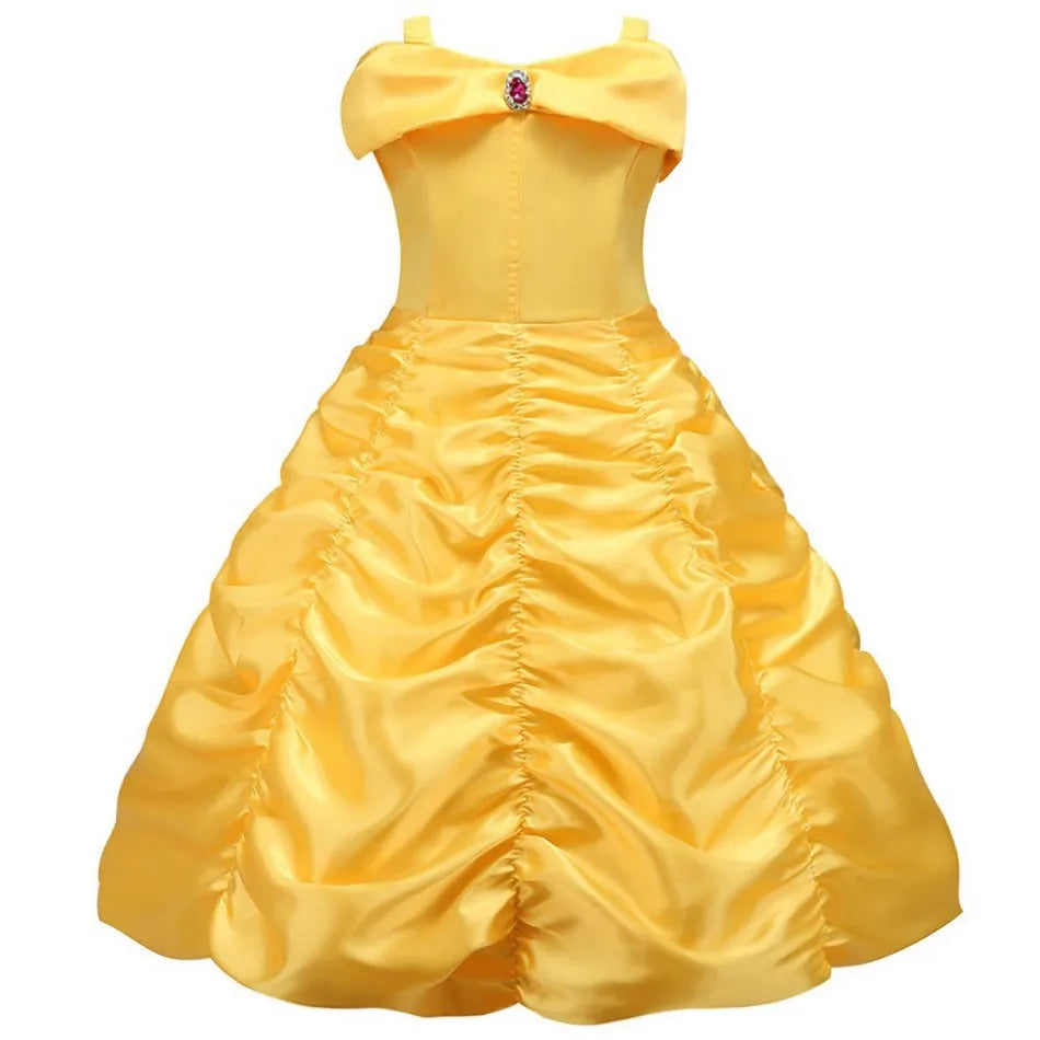 Kids princess cosplay dress worn by child model