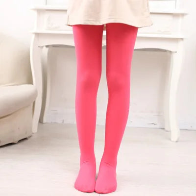 Kids candy color ballet tights color variety display