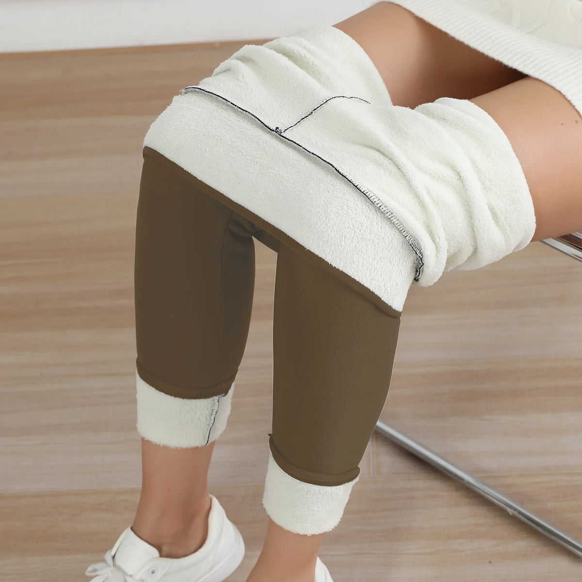 Fleece Lined Winter Leggings – High Waist Thermal Tights