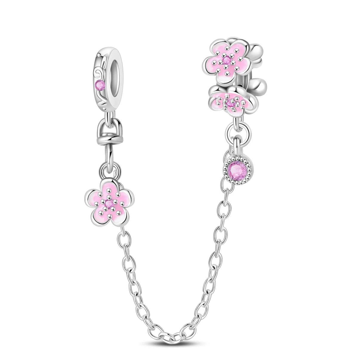 Star & moon charm beads attached to bracelet
