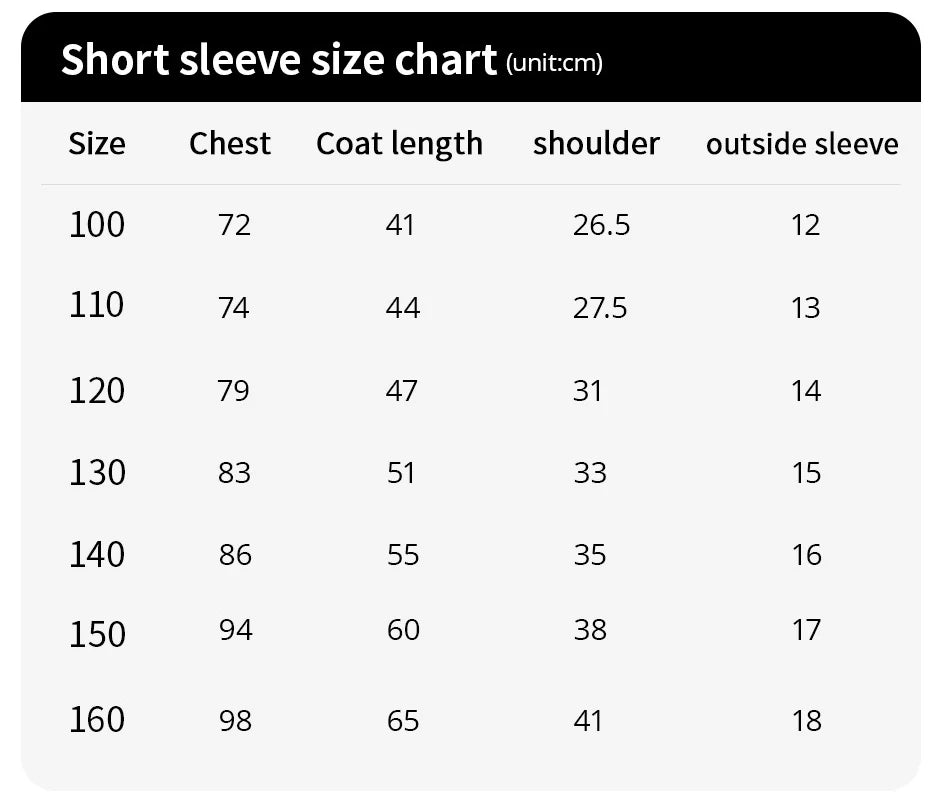 Kids shorts set top detail
