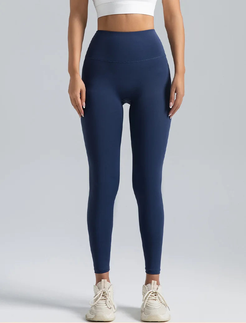 No t-line leggings navy blue seam detail