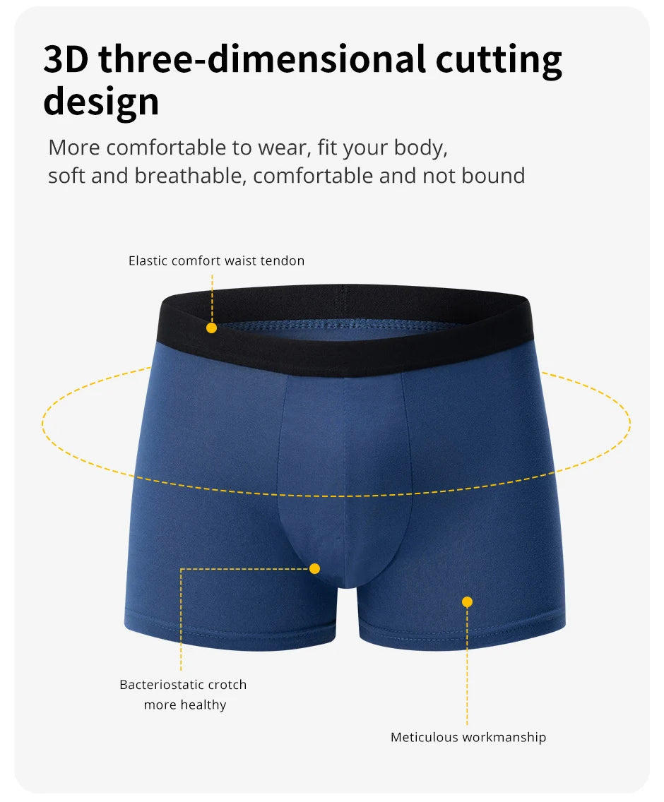 Men's boxer briefs worn model