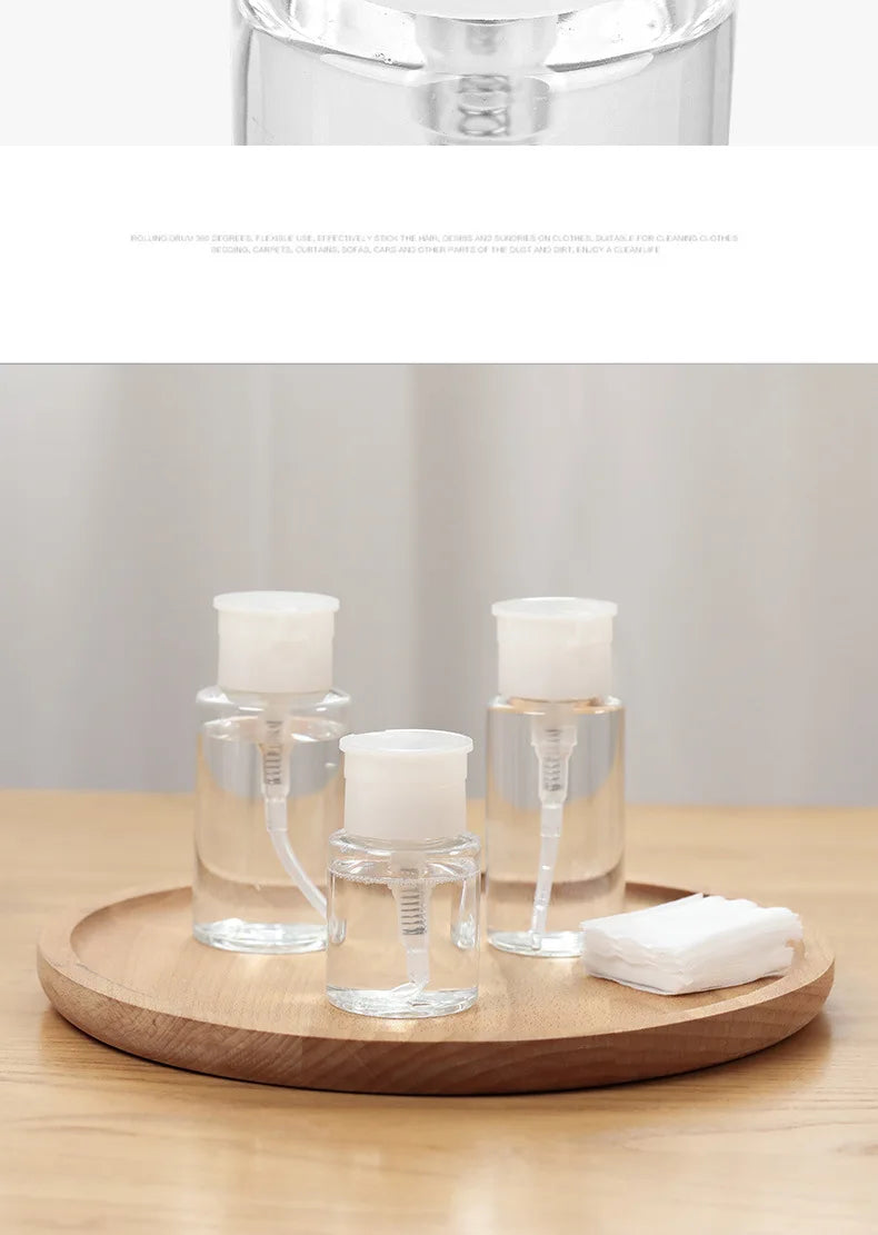 Refillable push-pump dispenser bottle pump mechanism detail