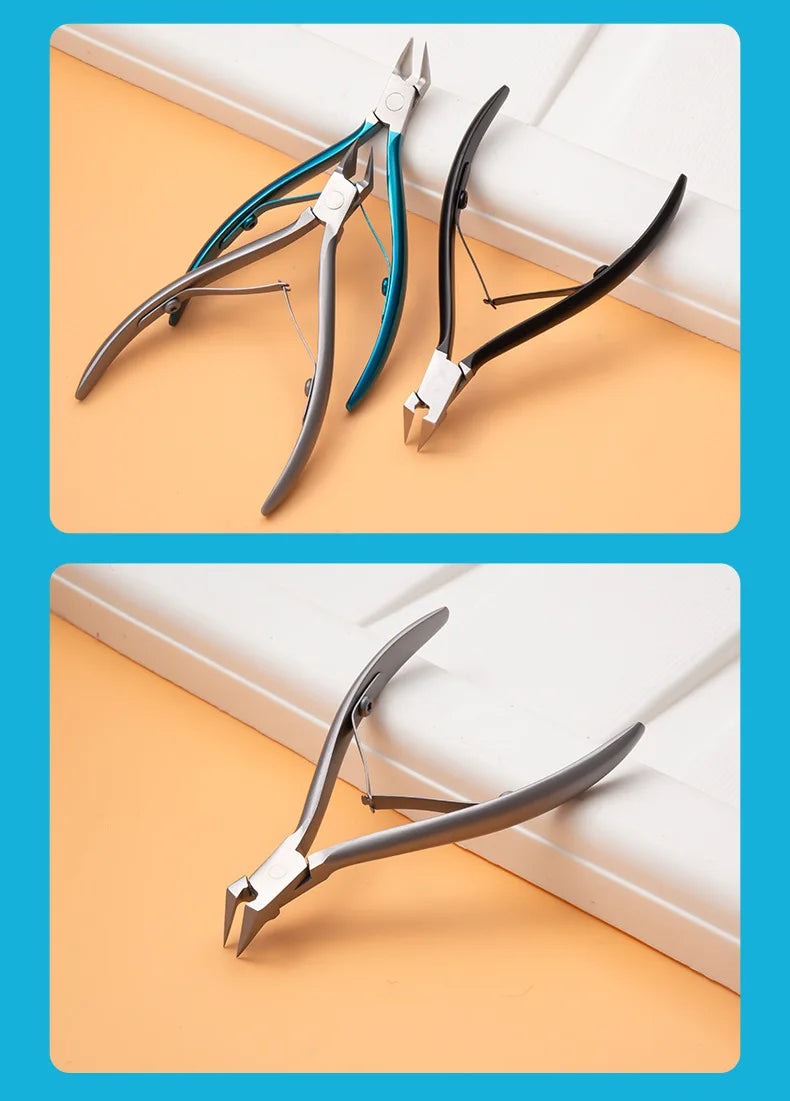 Toenail Clipper for Thick Nails with sharp stainless-steel design for easy grooming of ingrown nails.