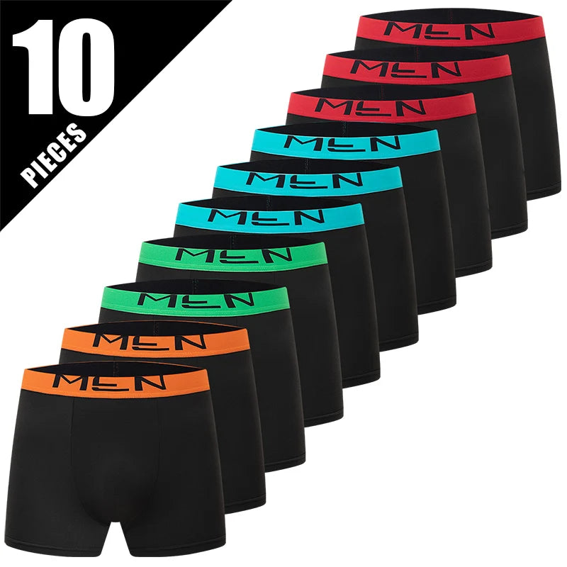 Printed boxers multi-pack front view