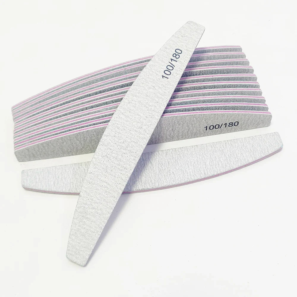 Nail file buffer set worn in use