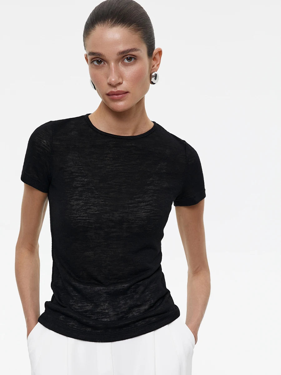 Women's Soft Knit Long Sleeve Tee 