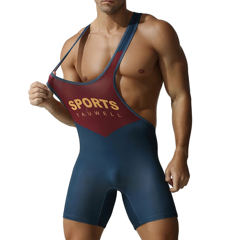 Seamless gym bodysuit worn during workout